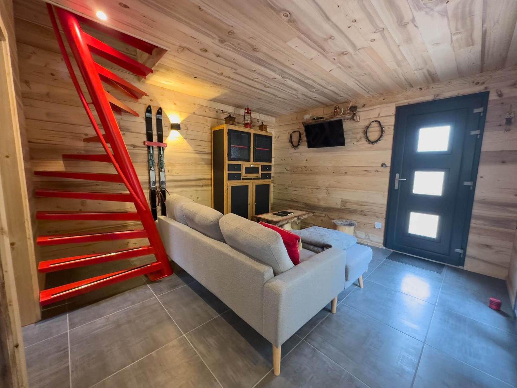 Le Refuge Perche Du Saut De La Bourrique Spa, Terrain Cloture جوراردُميه المظهر الخارجي الصورة